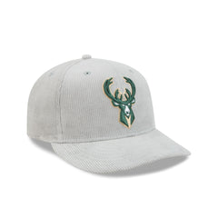 Milwaukee Bucks Light Gray Corduroy 59FIFTY Fitted Hat