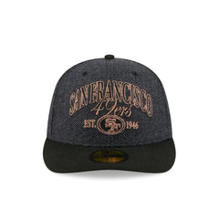 San Francisco 49ers Black Faux Wool 59FIFTY Fitted Hat