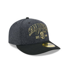 San Diego Padres Black Faux Wool 59FIFTY Fitted Hat