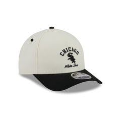 Chicago White Sox Arched Graphic Chrome White 9FORTY M-Crown A-Frame Snapback Hat