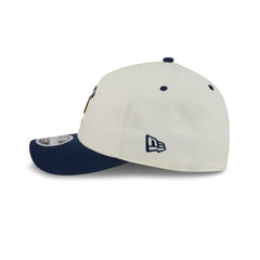 Denver Nuggets Arched Graphic Chrome White 9FORTY M-Crown A-Frame Snapback Hat