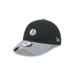 Brooklyn Nets Mini Logo Two Tone Casual Classic Adjustable Hat