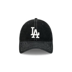Los Angeles Dodgers Washed Black Corduroy Casual Classic Adjustable Hat