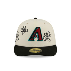 Arizona Diamondbacks Floral Outline 59FIFTY Fitted Hat