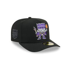 Sacramento Kings Cartoon 59FIFTY A-Frame Fitted Hat