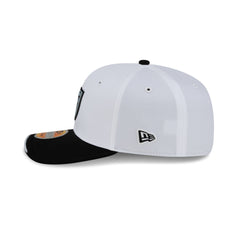 Las Vegas Raiders 2026 Sideline White 9SEVENTY Stretch-Snap Hat