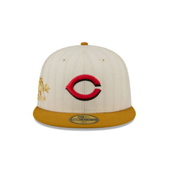Cincinnati Reds Chrome Herringbone 59FIFTY Fitted Hat