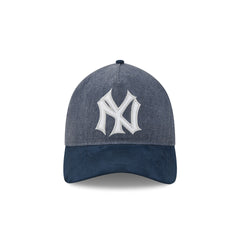 New York Yankees Herringbone Team Colors 9TWENTY A-Frame Adjustable Hat