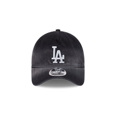Los Angeles Dodgers Washed Black Denim 9FORTY A-Frame Unstructured Snapback Hat