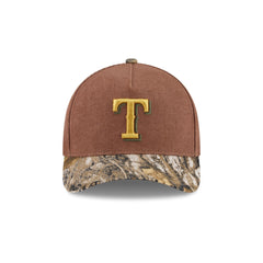 Texas Rangers Camo Twill 9FORTY M-Crown A-Frame Snapback Hat