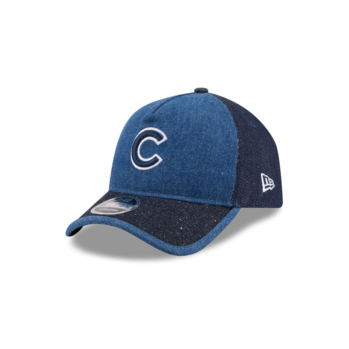 Chicago Cubs Multi-Panel Denim 9FORTY A-Frame Unstructured Adjustable Hat