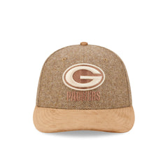 Green Bay Packers Moon Brisbane Moss Brown Visor 59FIFTY Fitted Hat