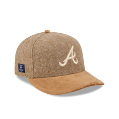 Atlanta Braves Moon Brisbane Moss Brown Visor 59FIFTY Fitted Hat