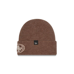 San Francisco 49ers Woolen Tan Short Cuff Knit Beanie Hat