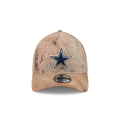 Dallas Cowboys Washed Nylon Brown 9TWENTY A-Frame Adjustable Hat