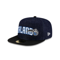 Orlando Magic Navy Denim 59FIFTY A-Frame Fitted Hat