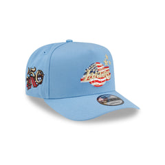 Los Angeles Lakers Red. White & Blue 9FIFTY A-Frame Snapback Hat