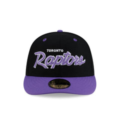 Toronto Raptors Hardwood Classics 90s Script 59FIFTY Fitted Hat