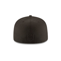 Carolina Panthers Black On Black 59FIFTY Fitted Hat