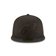 Philadelphia Eagles Black On Black 59FIFTY Fitted Hat