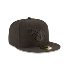 Tennessee Titans Black On Black 59FIFTY Fitted Hat