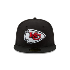 Kansas City Chiefs Black 59FIFTY Fitted Hat