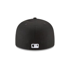 Washington Nationals Black and White Basic 59FIFTY Fitted Hat