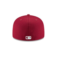 Los Angeles Dodgers Cardinal Basic 59FIFTY Fitted Hat