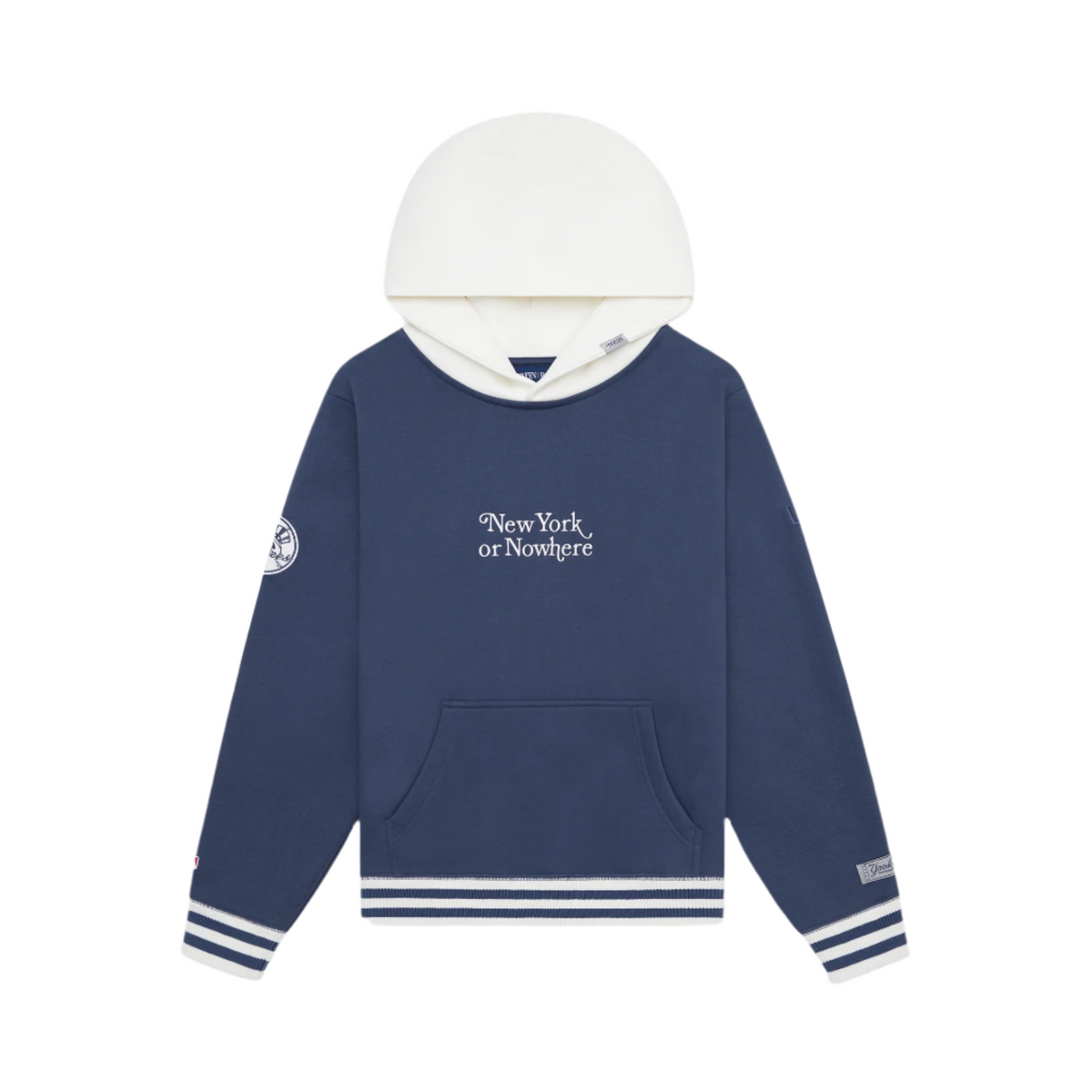 New York or Nowhere x New York Yankees Navy Motto Hoodie