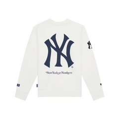 New York or Nowhere x New York Yankees Optic White Crewneck