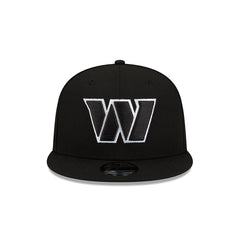 Washington Commanders Black and White 9FIFTY Snapback Hat
